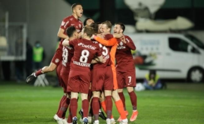 Victorie frumoasă pentru CFR Cluj, cu Slavia Praga, în Europa Conference League