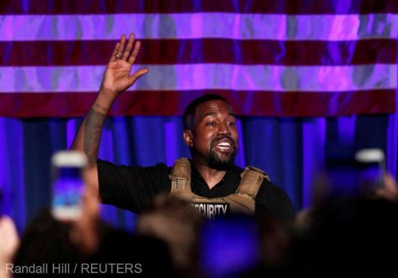 Conturile de Instagram şi Twitter ale lui Kanye West, restricţionate după postări considerate antisemite