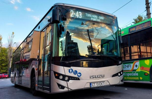 CT BUS: Autobuzele liniei 2-43 circulă pe traseu deviat