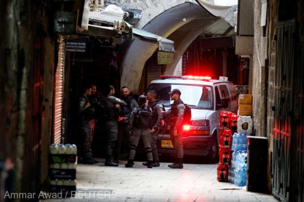  Israel: Trei poliţişti răniţi într-un atac la Ierusalim, agresorul ucis