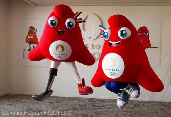  Boneta frigiană, mascota Jocurilor Olimpice şi Paralimpice din 2024, de la Paris