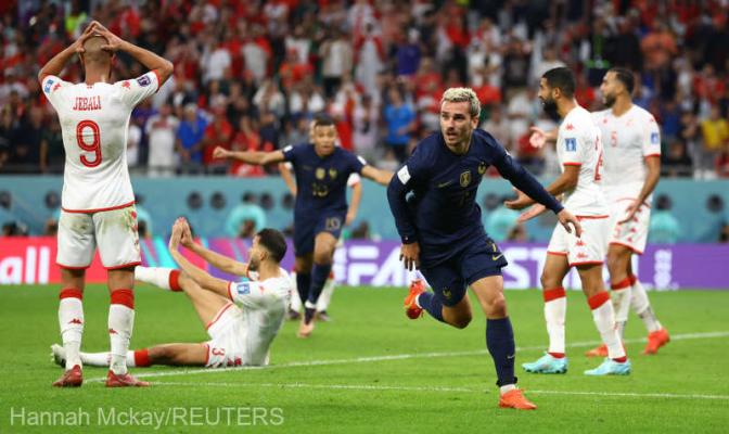 Fotbal - CM 2022: Federaţia franceză a depus plângere pentru a contesta rezultatul meciului cu Tunisia