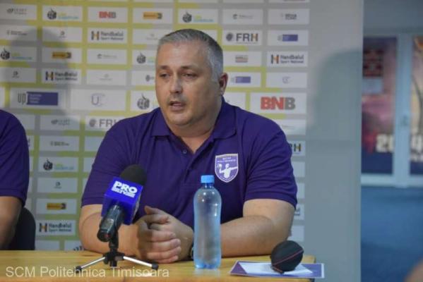 Handbal masculin: Antrenorul Attila Horvath a demisionat de la SCM Politehnica Timişoara