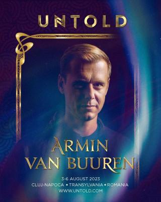 Armin Van Buuren, unul dintre cei mai iubiți artiști, revine, după o pauză de trei ani, la Untold