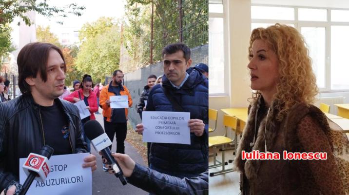 Protest la Școala Gimnazială nr. 39 „Nicolae Tonitza”. ”Stop abuzurilor!” Video