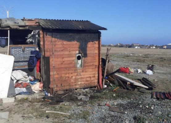 Incendiu în Eforie Sud