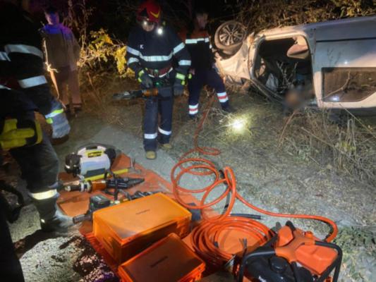 Un bărbat a murit, după ce s-a răsturnat cu mașina, în zona localității Pardina