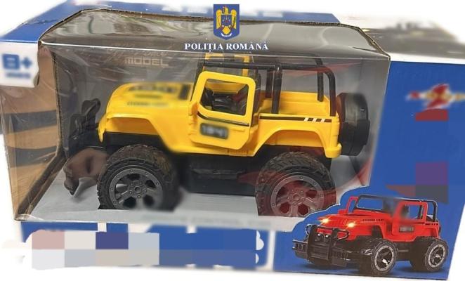 Jucării contrafăcute, descoperite de polițiști
