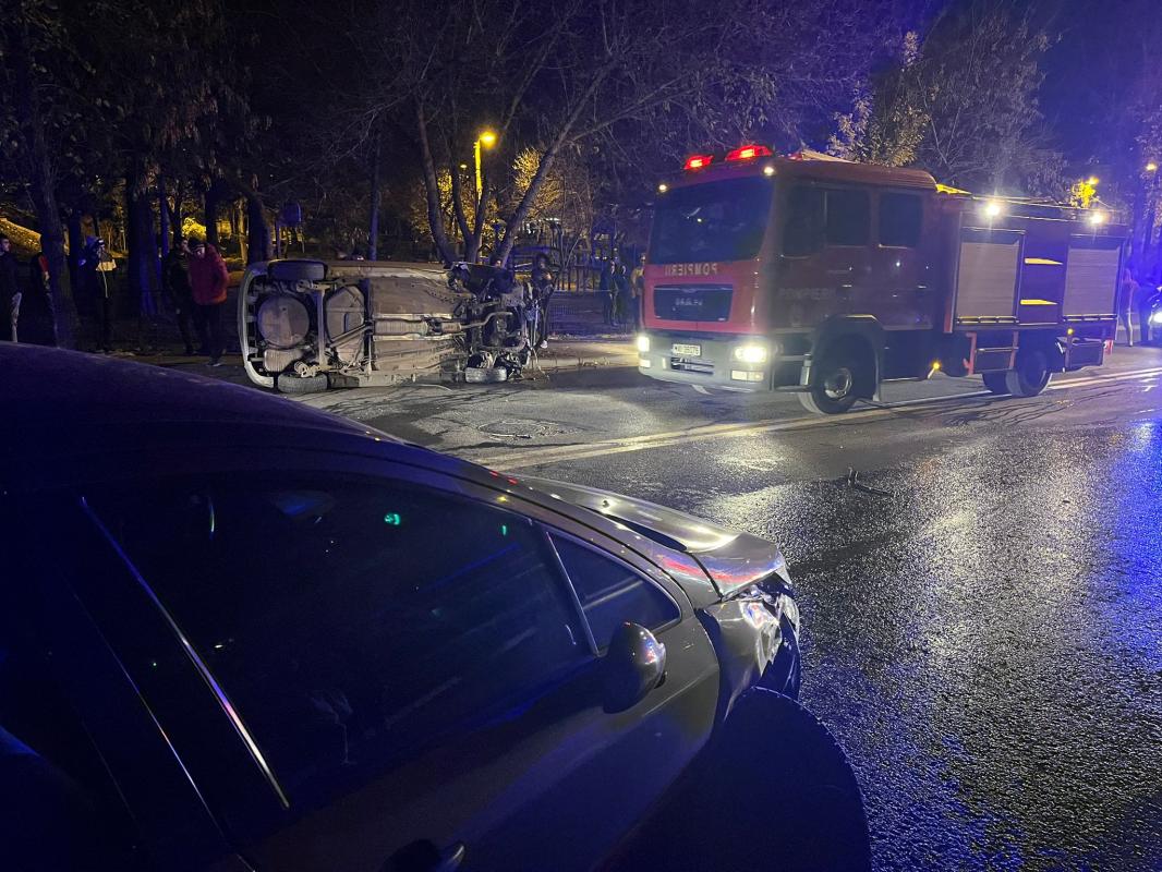 Cinci autoturisme, implicate intrun accident rutier, in Tulcea Video Cinci autoturisme, implicate într-un accident rutier, în Tulcea! Video