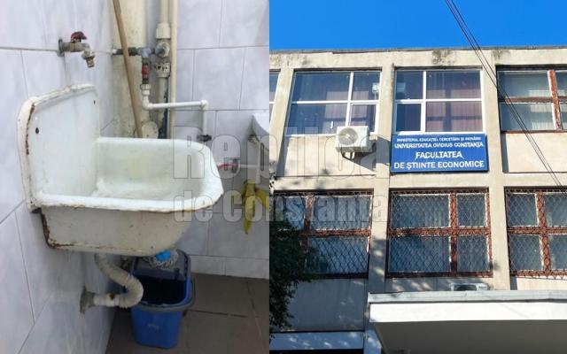 Clădirea Facultății de Studii Economice, din piața Chiliei, a ajuns de râsul ciorilor! Video 