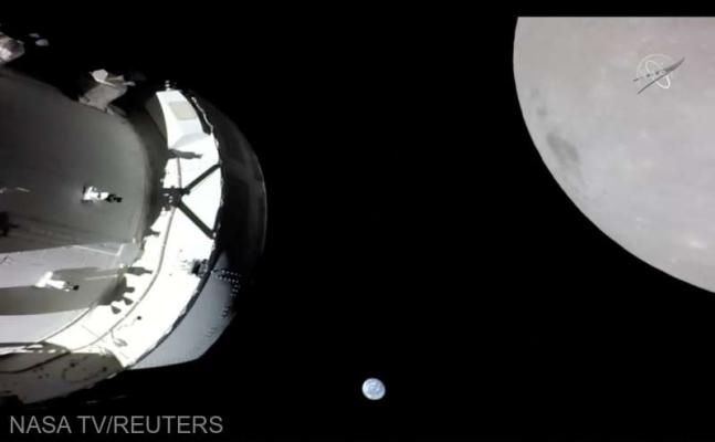 Misiunea Artemis: Capsula Orion a ajuns în proximitatea Lunii