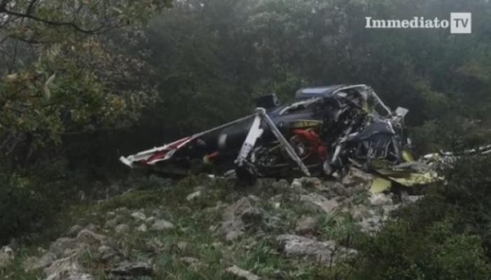 Elicopter prăbușit cu 7 persoane la bord, în Italia: Nu există supraviețuitori