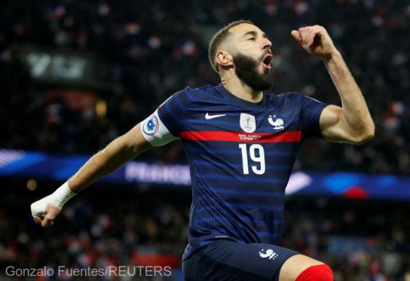 Fotbal: Francezul Karim Benzema, accidentat la o coapsă, a declarat forfait pentru Cupa Mondială