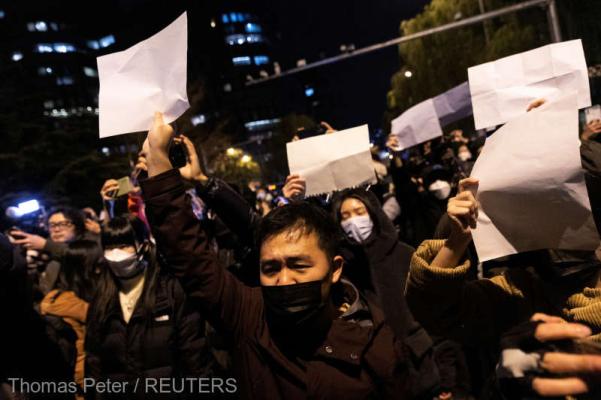 Manifestaţii în China: Principalul organ de securitate cere reprimarea 'forţelor ostile'