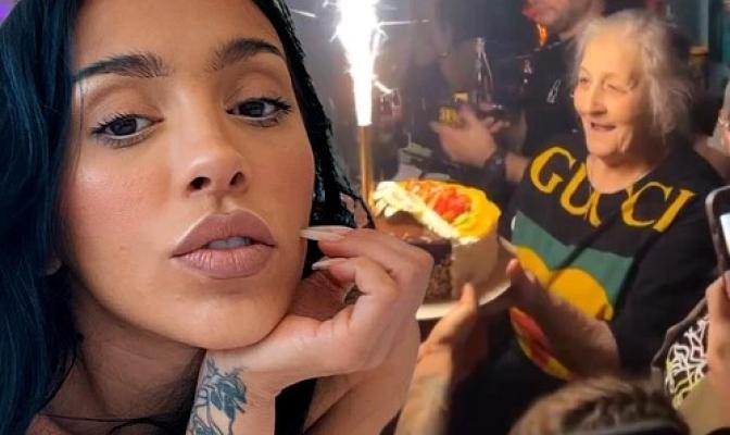 Ruby și-a serbat bunica în club. Mamaia Gherghina a împlinit 85 de ani 