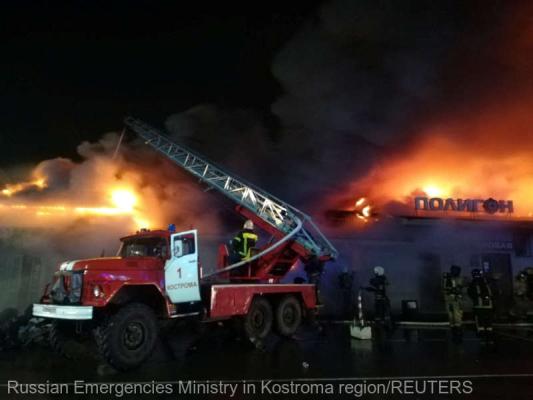 Incendiu într-un bar din Rusia soldat cu 15 morţi. Presupusul autor, arestat