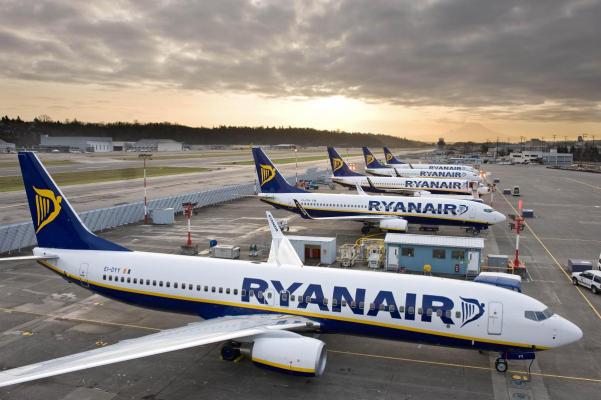 Ryanair raportează un număr record de pasageri în iunie