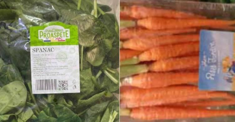 ANSVSA: Spanac contaminat cu virusul hepatitei A, comercializat în magazinele Profi