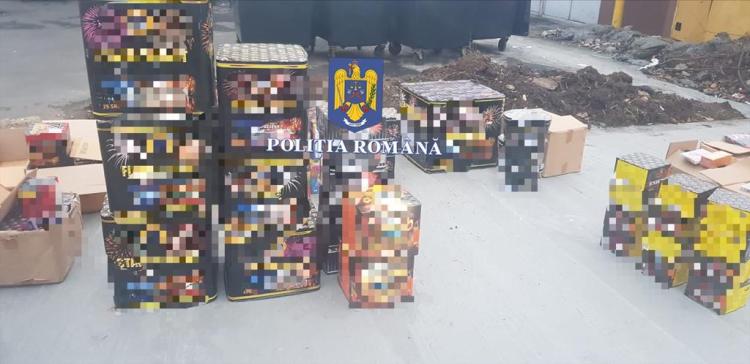 Peste 87 de tone de articole pirotehnice, indisponibilizate de polițiști
