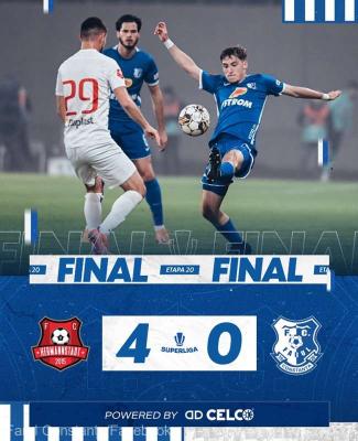 FC Hermannstadt a surclasat liderul Farul (4-0) la inaugurarea noului stadion din Sibiu