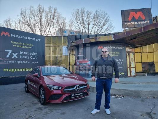 Un tânăr din Pitești a câștigat un Mercedes CLA, la MAGNUMBET. Video