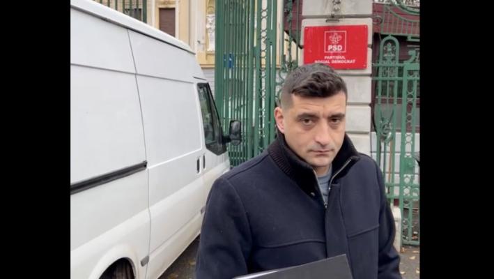 George Simion a încercat să intre peste Marcel Ciolacu în sediul PSD