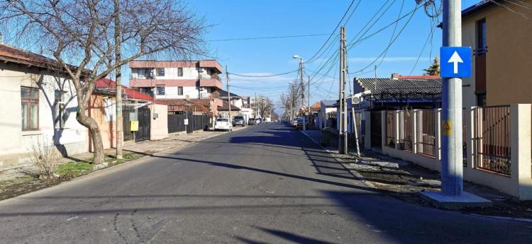 Sens unic pe o porțiune din strada Frunzelor, aflată în cartierul Coiciu