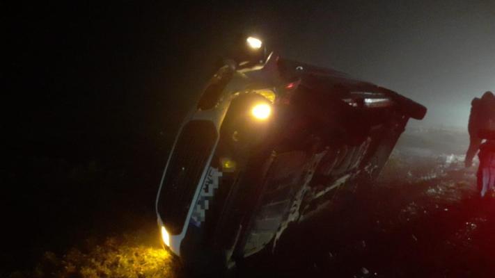Coliziune între 2 autoturisme, pe DN22