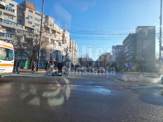 Motociclist accidentat în fosta zonă ICIL 