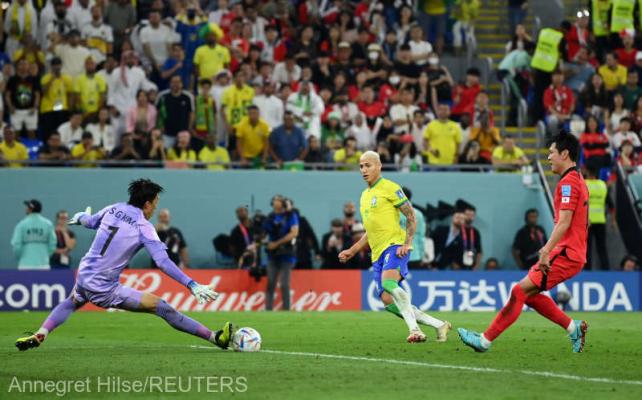 Fotbal - CM 2022: Brazilia s-a calificat în sferturi, după o victorie spectaculoasă cu Coreea de Sud