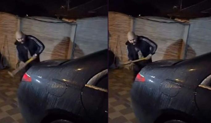 Dani Mocanu s-a filmat când îşi distruge, live, bolidul de 200.000 de euro