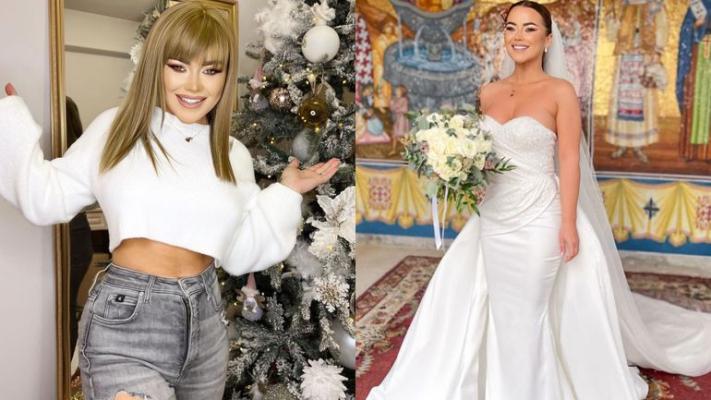 Carmen de la Sălciua pune „la bătaie” o rochie de mireasă ca de prințesă