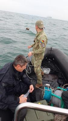 Mină marină, descoperită în apropiere de Portul Constanța