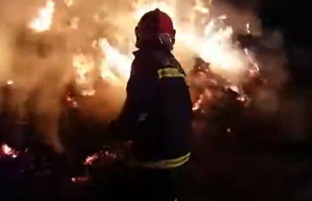 Incendiu în localitatea Lespezi