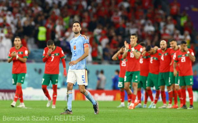 Fotbal - CM 2022: Marocul s-a calificat în premieră în sferturi, după 3-0 cu Spania la loviturile de departajare