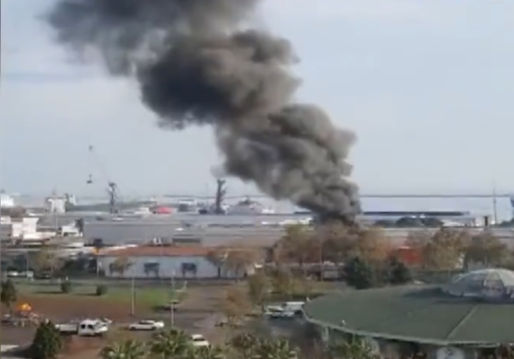 Explozie într-un port strategic turcesc, la Marea Neagră! Video