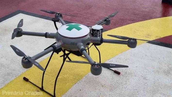 Testarea dronei care trebuia să transporte probe medicale s-a făcut fără ''încărcătură''