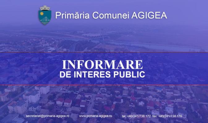 Primăria Agigea informează cetățenii cu privire la intabularea imobilelor