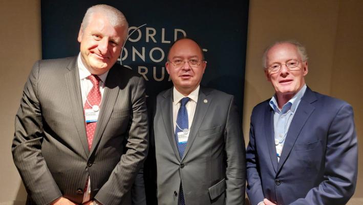 Bogdan Aurescu a discutat la Davos despre dezvoltarea Centralei Nucleare de la Cernavodă 