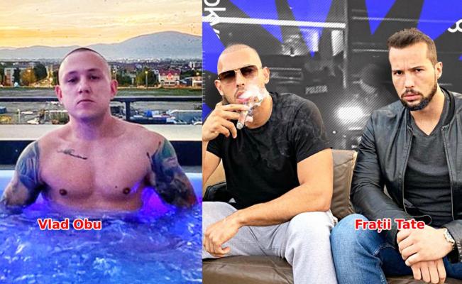Vlad Obu, un apropiat al fraților Tate, a scăpat de un dosar după ce a cumpărat tăcerea victimei. Video 