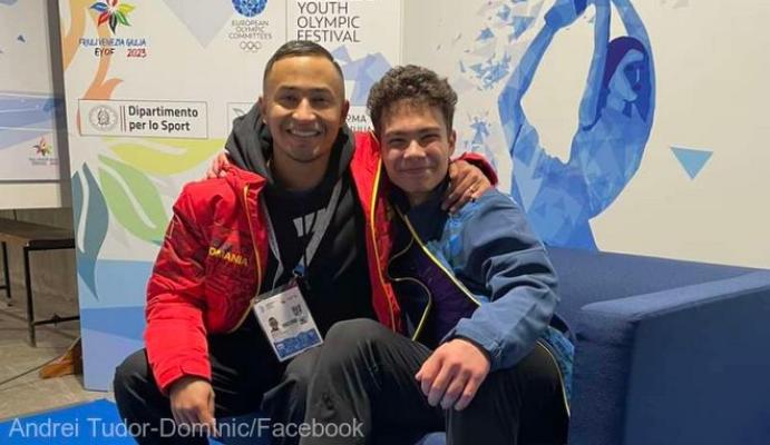FOTE 2023: Andrei Tudor Dominic, locul 14 la patinaj artistic după programul scurt