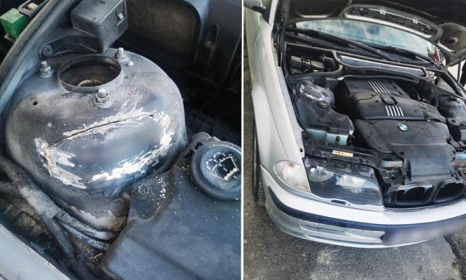 Autoturism neînmatriculat și cu numere false, depistat de polițiștii de frontieră 