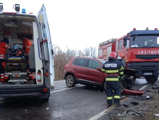 O șoferiță ucraineană rănită grav, în urma unui accident rutier, la Sibioara