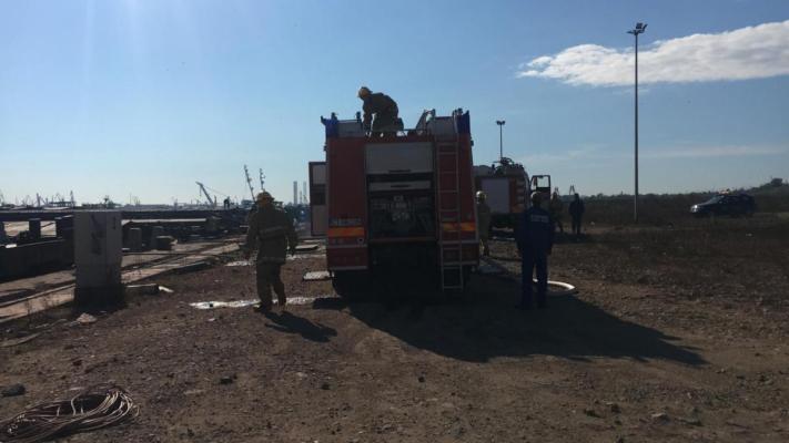 Alertă în Portul Constanța; au intervenit pompierii