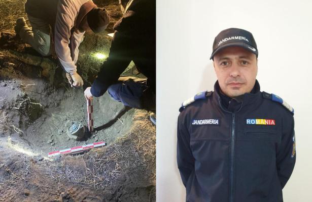 Jandarm constănțean, coautor la descoperirea arheologică de la Ciobănița. Video