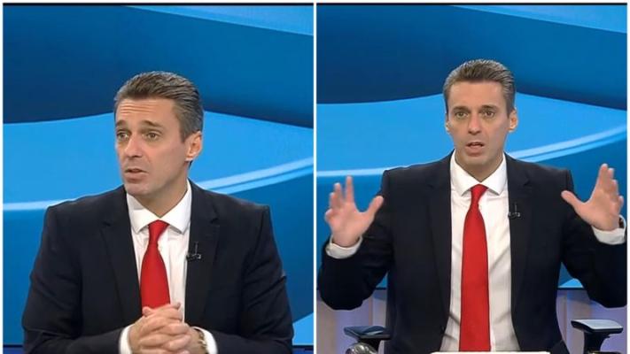Mircea Badea, plin de sânge în timpul unui examen