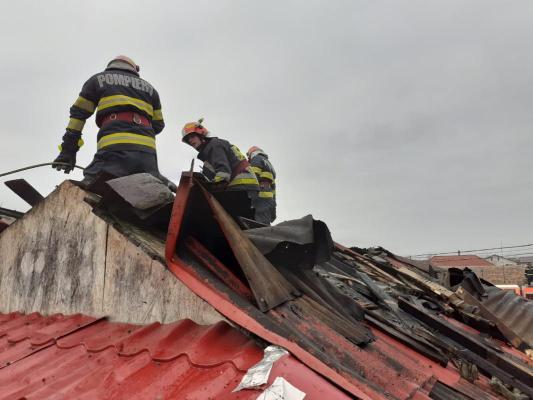 Incendiu în Valul lui Traian, pe Calea Dobrogei