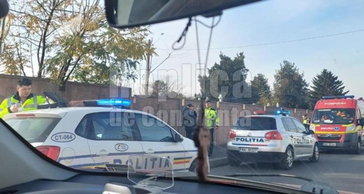 Accident rutier lângă Cimitirul Palas