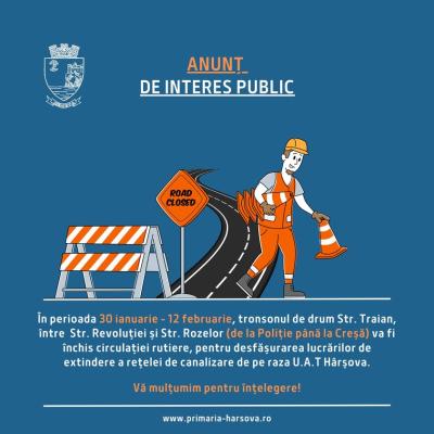 Primăria Hârșova extinde rețeaua de canalizare