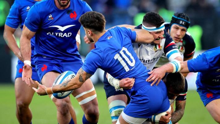  Rugby: Franţa, victorie dificilă în faţa Italiei, în Turneul celor Şase Naţiuni